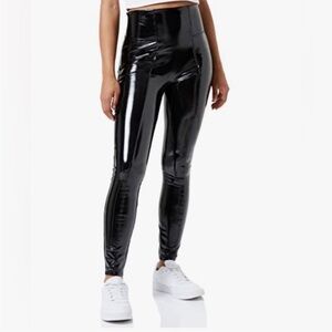 SPANX Faux Patent Leather Leggings Women's Size M Black
20301R